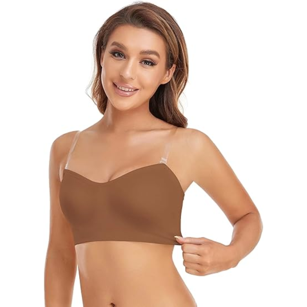 Non-Slip Strapless Bandeau Bra