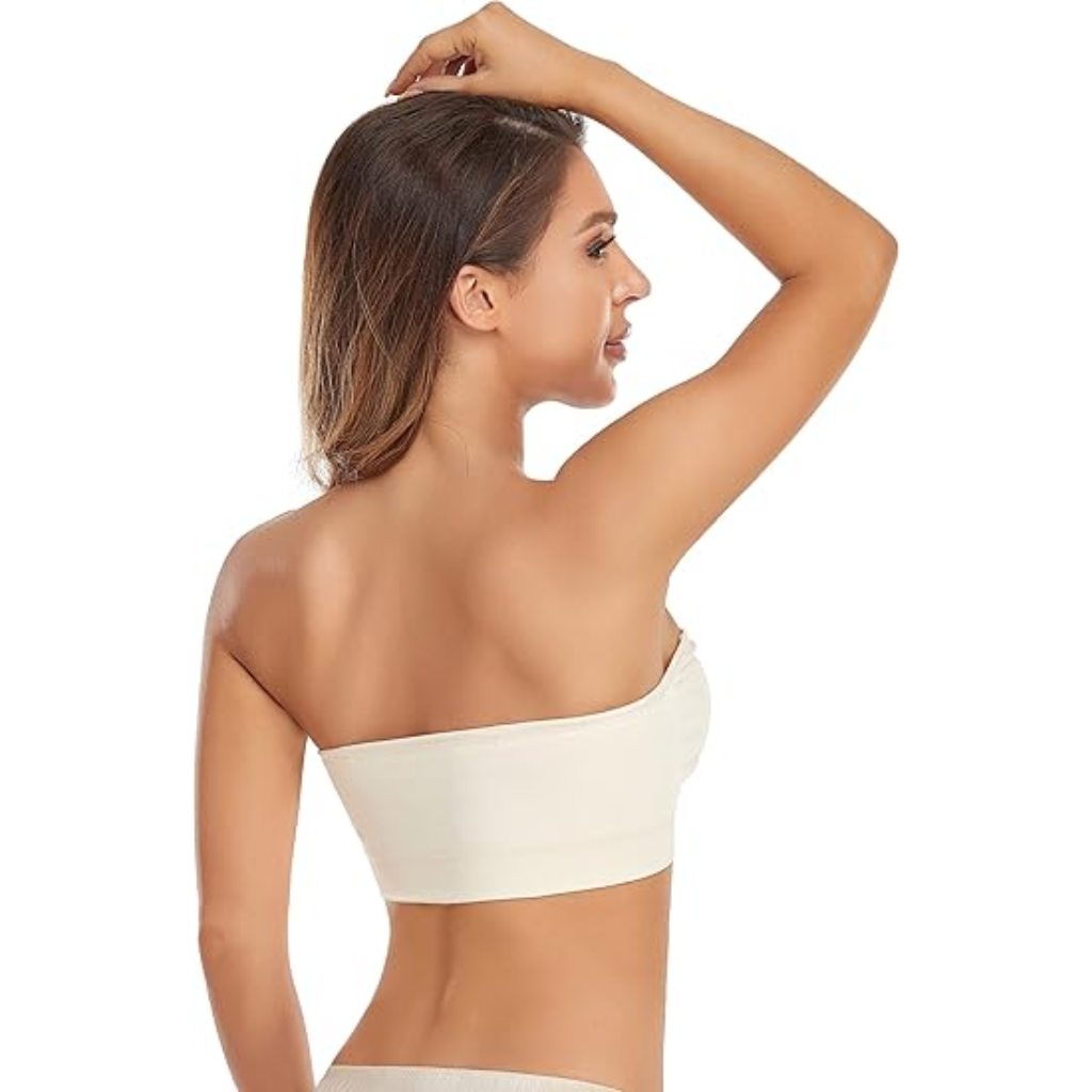 Non-Slip Strapless Bandeau Bra