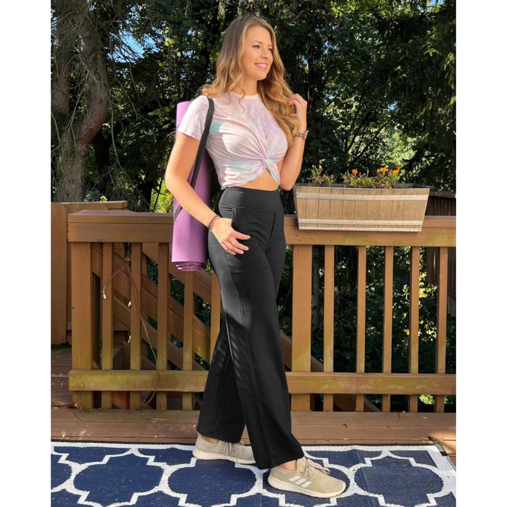 Comfy High-Waist Wide Leg Pants