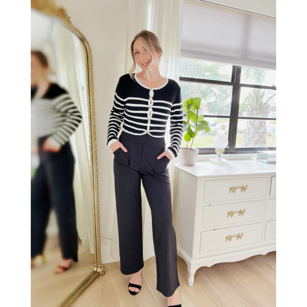 Comfy High-Waist Wide Leg Pants