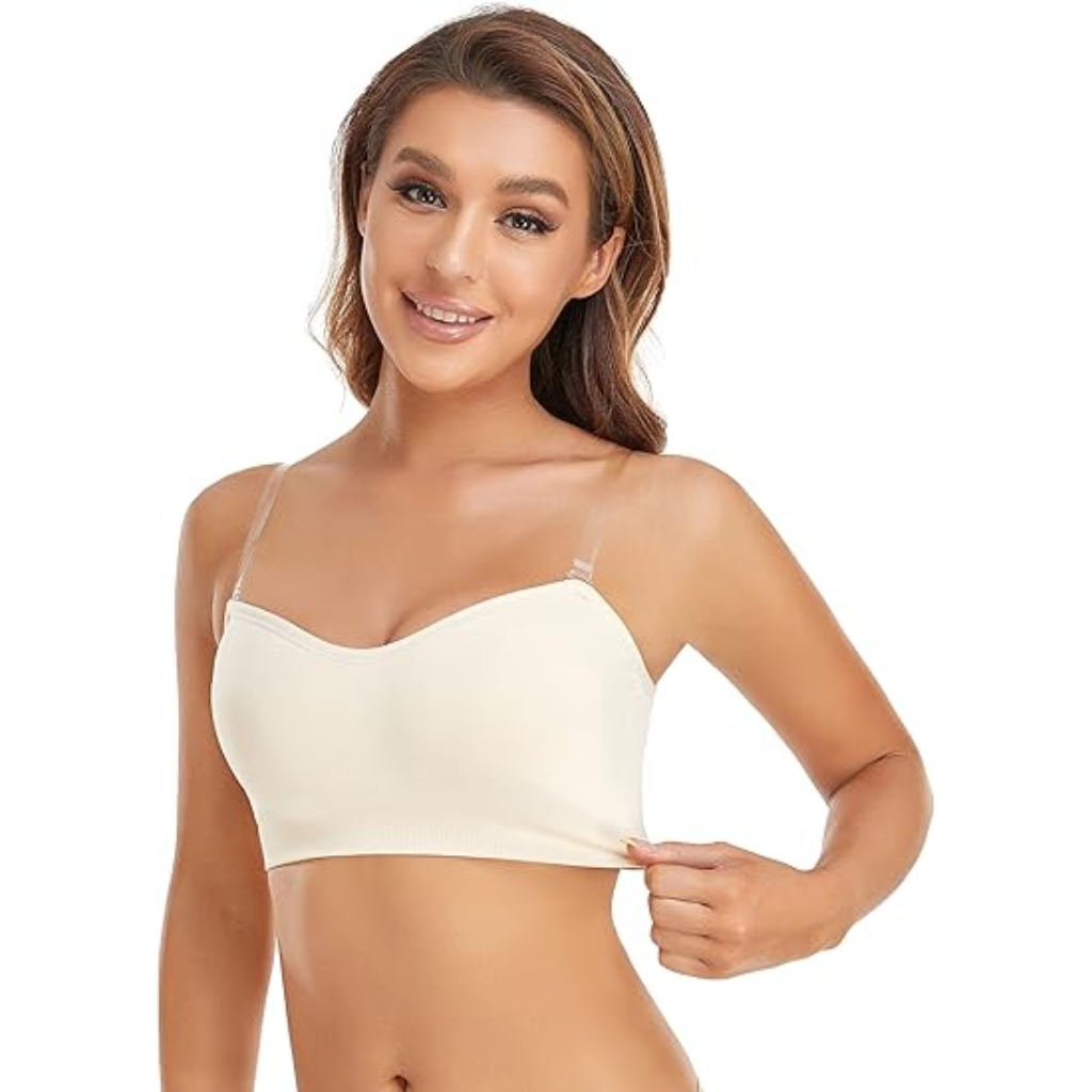 Non-Slip Strapless Bandeau Bra