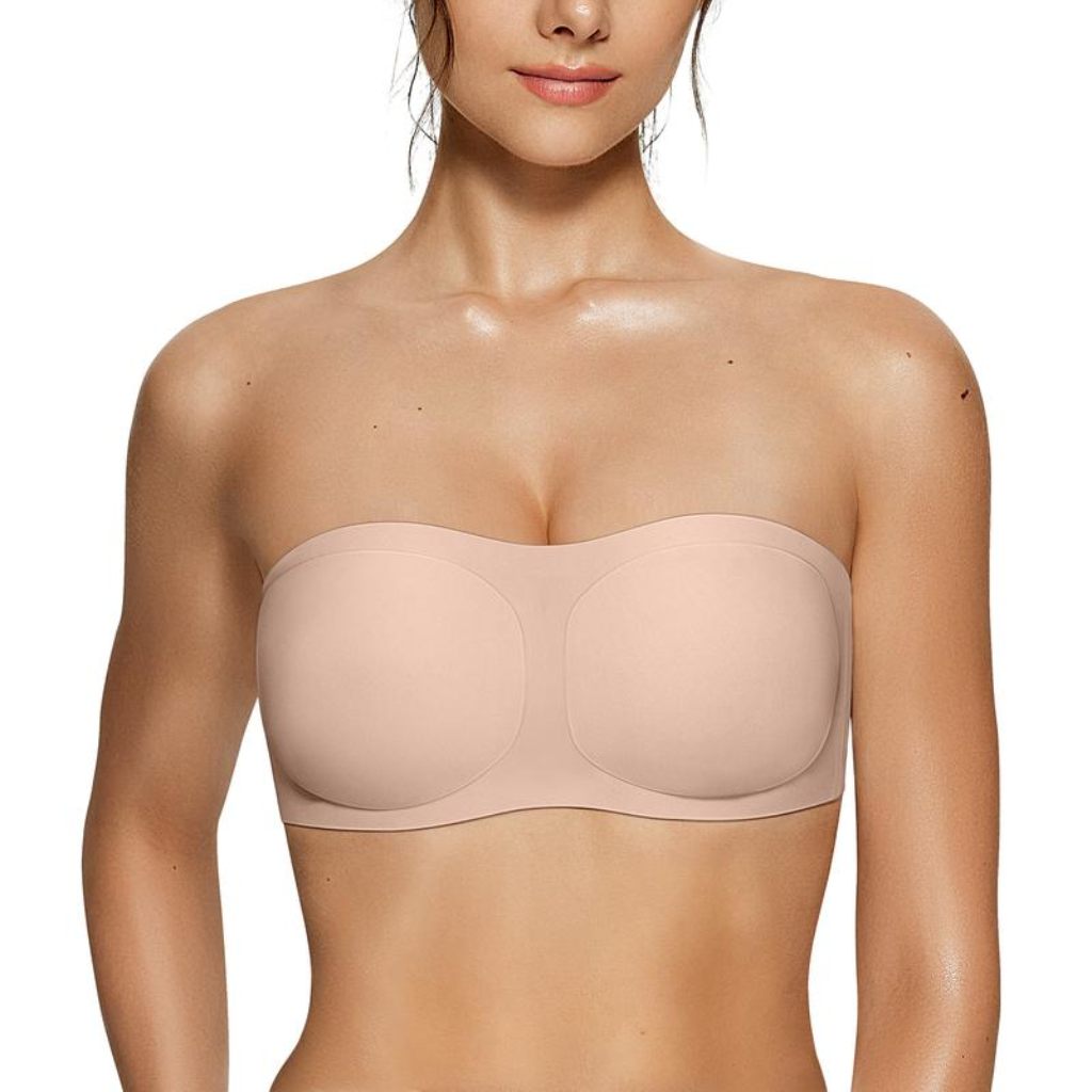 Strapless Push‑Up Bandeau Bra