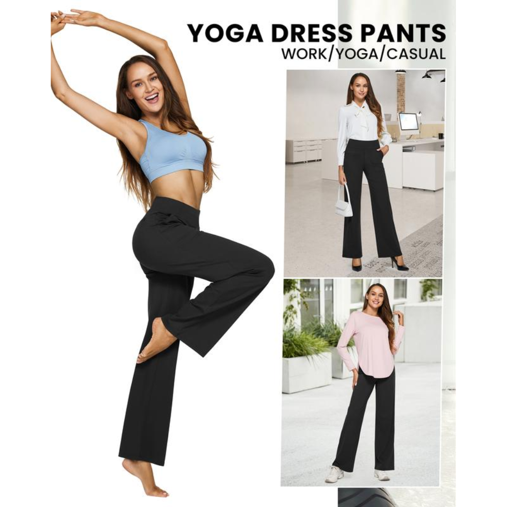 Comfy High-Waist Wide Leg Pants
