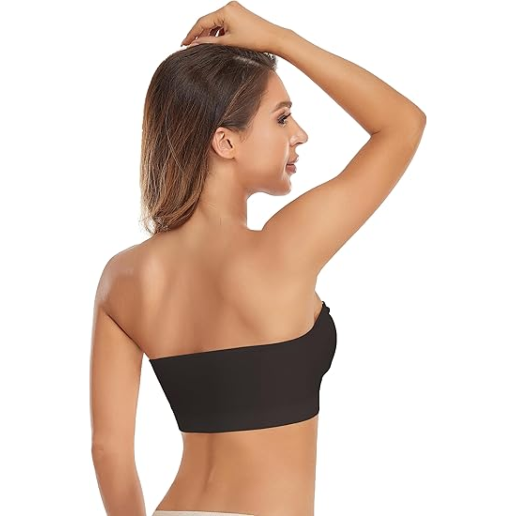 Non-Slip Strapless Bandeau Bra