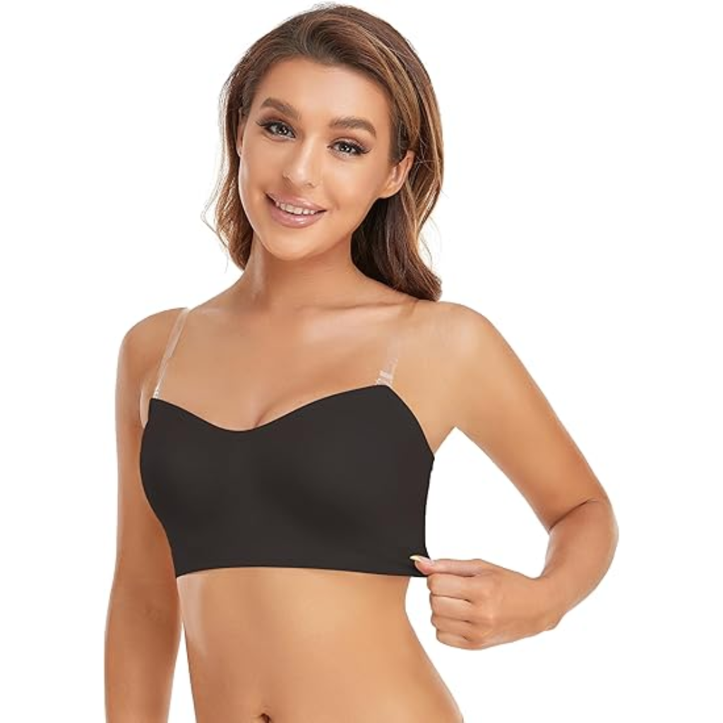 Non-Slip Strapless Bandeau Bra