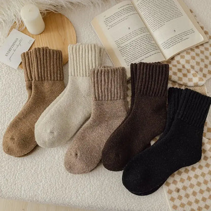 5-Pack Cozy Mid-Calf Socks