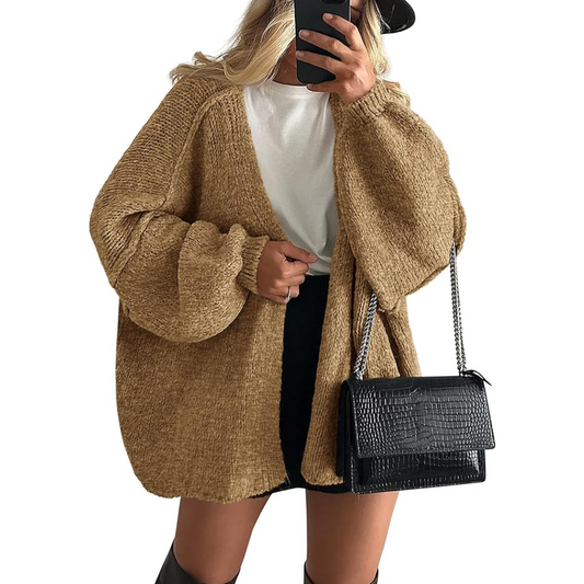 Cozy Oversized Knit Cardigan