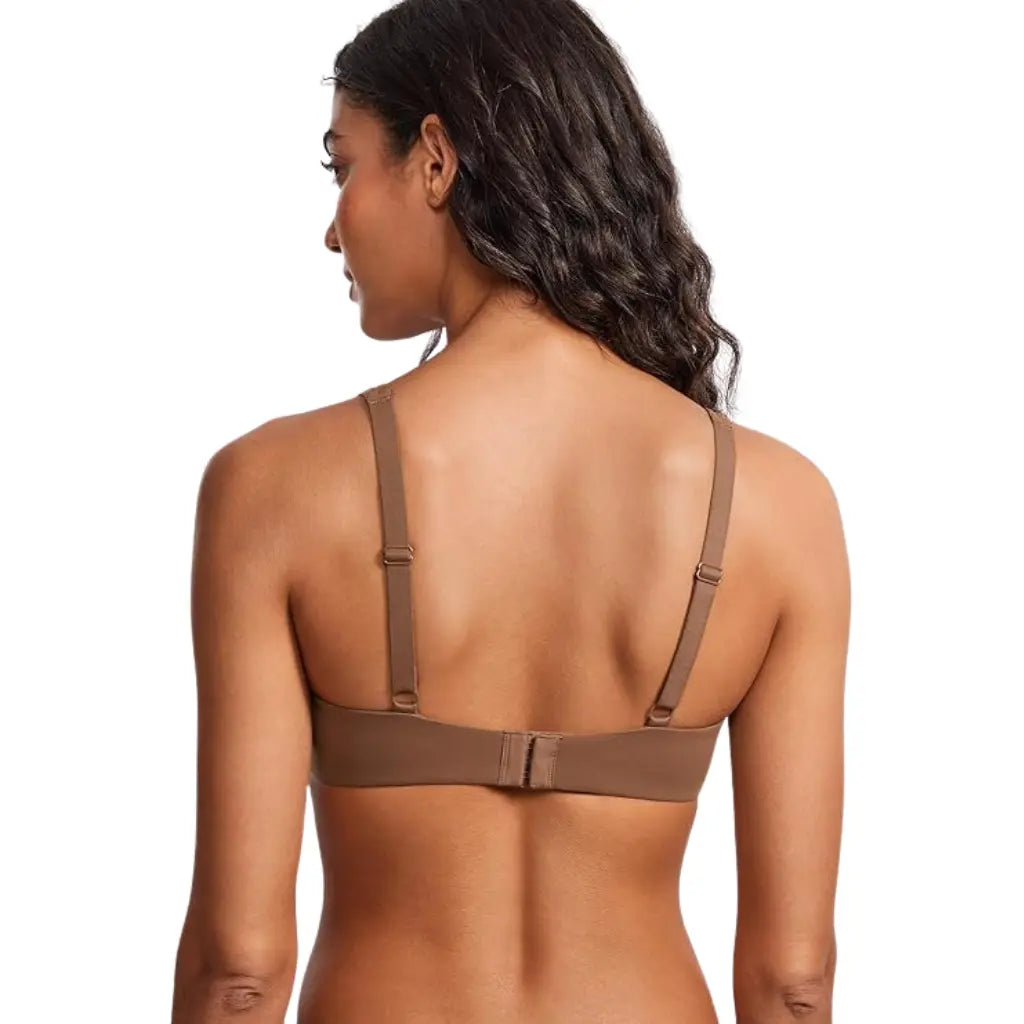 Unlined Balconette Bra – Supportive Scoop Neck