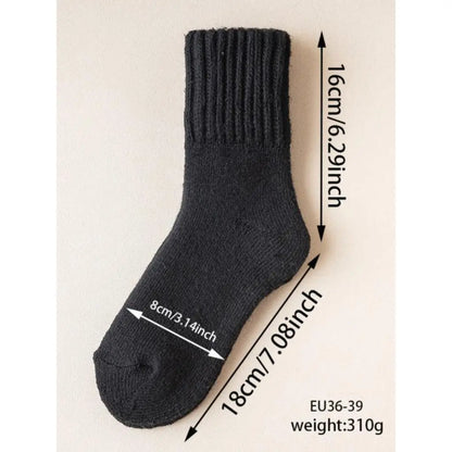 5-Pack Cozy Mid-Calf Socks