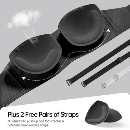 Strapless Push‑Up Bandeau Bra