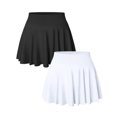 2-in-1 Flowy Mini Skirts (2-Pack)