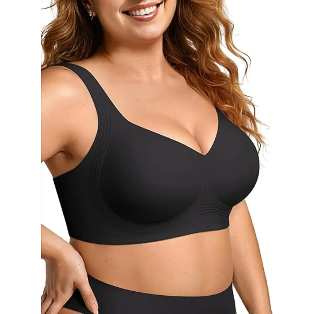 Full Coverage Wireless Push Up Jelly Bra