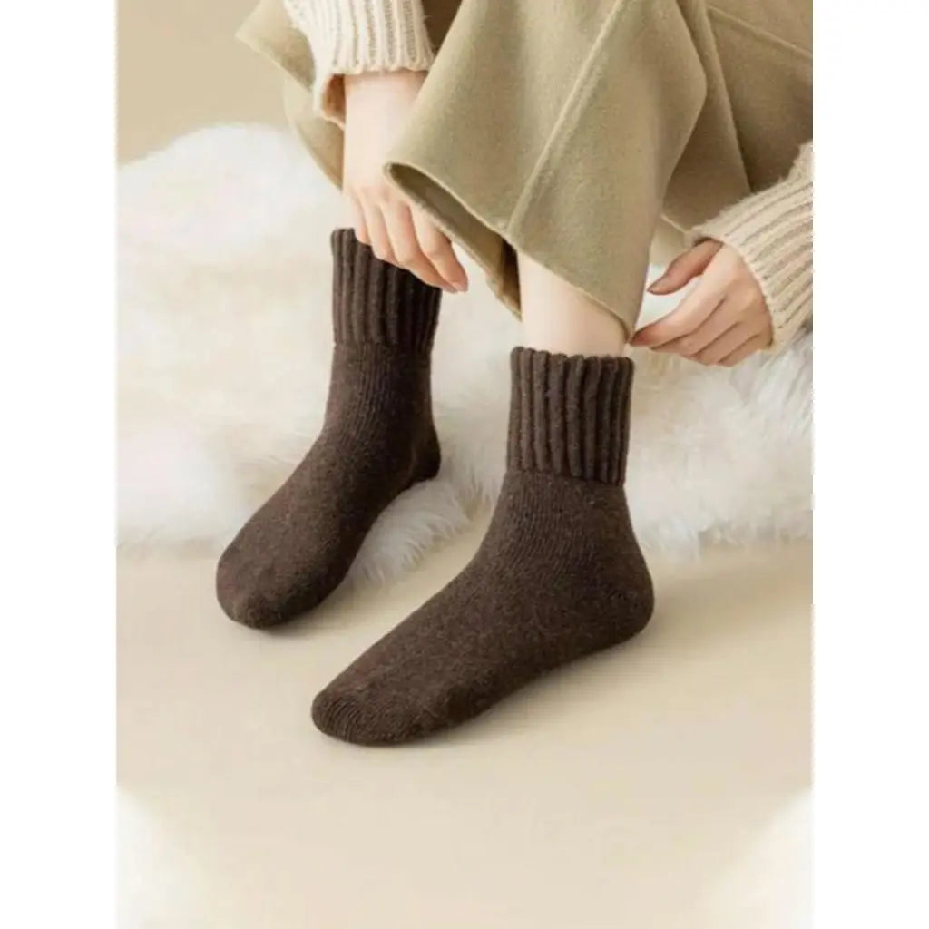 5-Pack Cozy Mid-Calf Socks